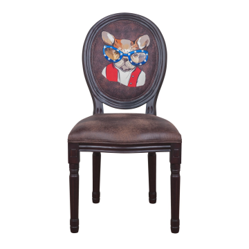 Стул Volker Brownie Bulldog Print