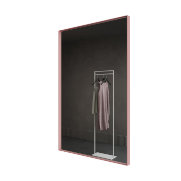 Зеркало в розовой раме HALFEO S Slim, 120 х 80 см