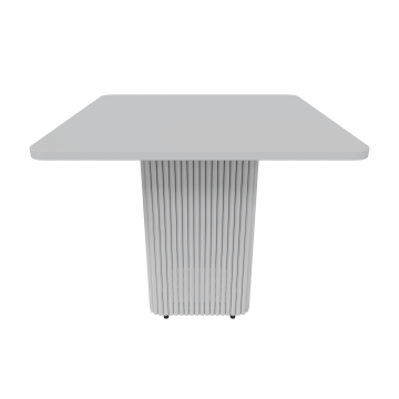 Обеденный стол TRUBIS Wood KVADRAT 90 х 90 см, белый