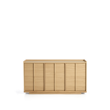 Комод Onix с отделкой из дубового шпона натурального оттенка, 150 x 80 см