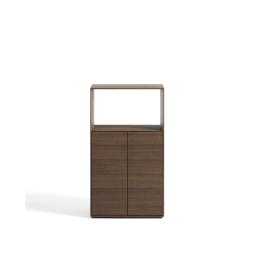 Стеллаж из шпона ореха Visala 60 x 106 см