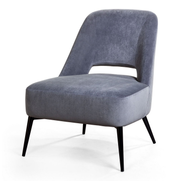 Кресло Dante, бархат антрацит 2001000000142