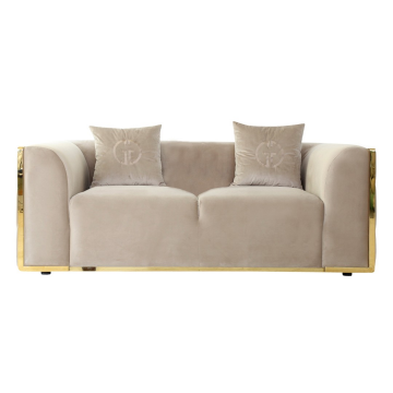 Диван Bern двухместный велюр бежевый