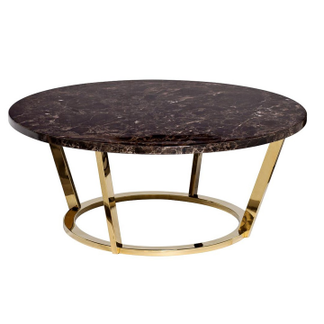 Стол журнальный Dark Emperador d100*40,6см