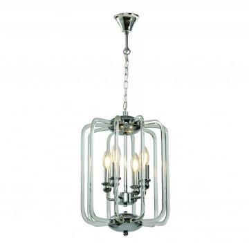 Подвесная люстра iLamp Mono P2481-4 Chrome