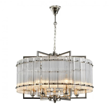 Подвесная люстра iLamp Silverstone P9503-6 Nickel
