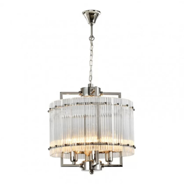 Подвесная люстра iLamp Silverstone P9503-4 Nickel