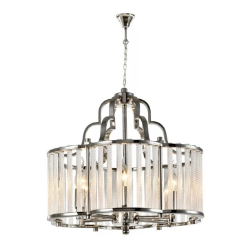 Подвесная люстра iLamp Qeens P9501-6 Nickel