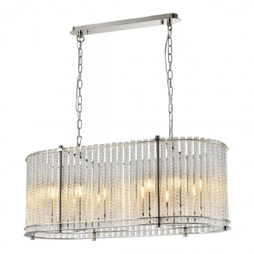Подвесная люстра iLamp Manhattan P2554-12 Nickel