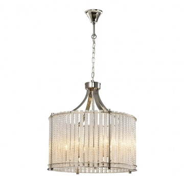 Подвесная люстра iLamp Manhattan P2554-6 Nickel