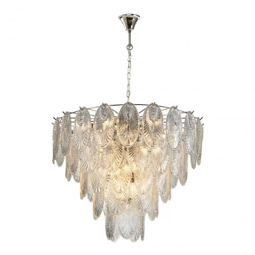 Подвесная люстра iLamp Gramercy P2548-18 Nickel