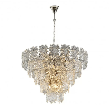 Подвесная люстра iLamp Homy P2545-18 Nickel