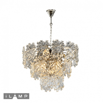 Подвесная люстра iLamp Homy P2545-8 Nickel