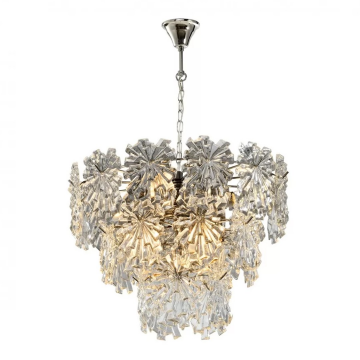 Подвесная люстра iLamp Homy P2545-8 Nickel