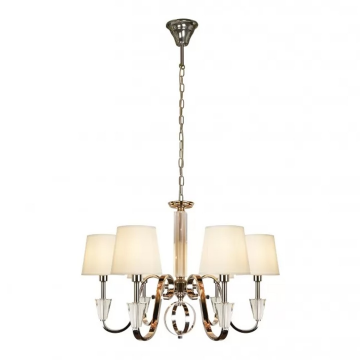 Подвесная люстра iLamp Alesti P2424-6 Nickel