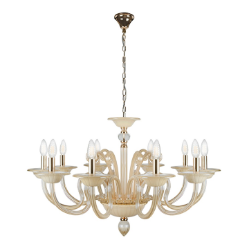 Подвесная люстра iLamp Classic P2318-10GD