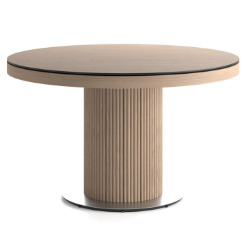 Стол круглый раздвижной Вельвет 1270*750 Дуб