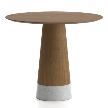 Стол обеденный конус D900 Дуб