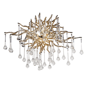 Бра 50*40см, металл цвет шампань