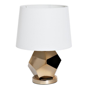 Лампа настольная  плафон белый  d30*55см