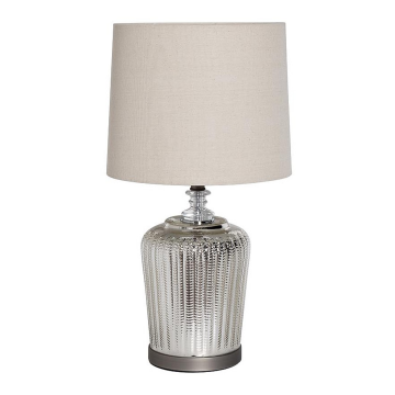 Лампа настольная плафон кремовый d30*64см