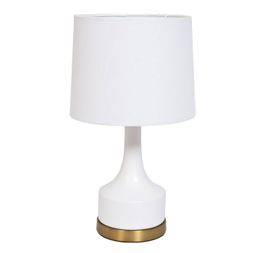 Лампа настольная плафон белый Н.53см (2)