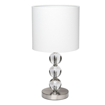 Лампа настольная плафон белый Н.51см