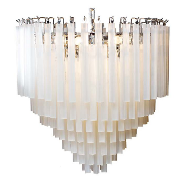 Люстра потолочная матовое стекло d65*40см