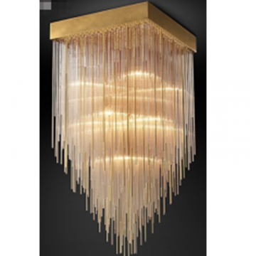 Люстра потолочная латунь 56*56*h.90,5см