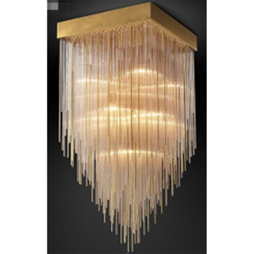 Люстра потолочная латунь 56*56*h.90,5см