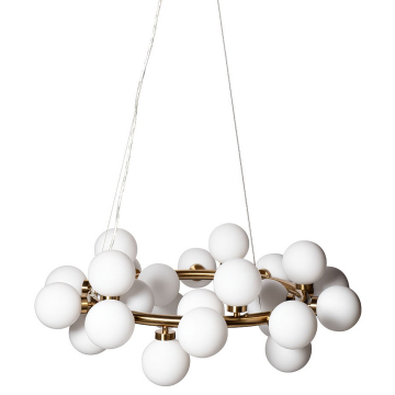 Лампа потолочная латунь d.73*h.25,5 см