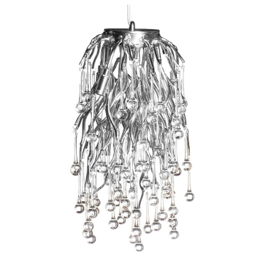 Люстра d.45*h.45см, металл хром