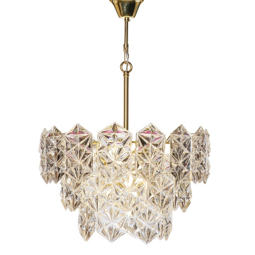 Люстра потолочная TENDER, латунь d.51см h.61см