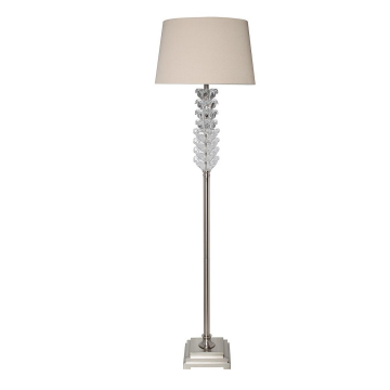 Торшер плафон бежевый d45,5*165см