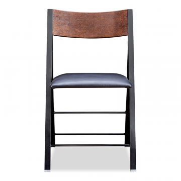 Стул Party, орех/черный