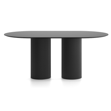 Обеденный стол Вельвет овальный 2 1800 Х 1000 Х 750 Дуб