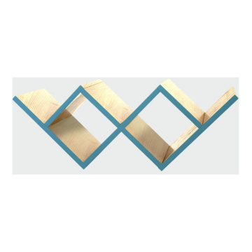 Книжная полка Woo Shelf WSH02SP-B