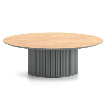 Журнальный стол Вельвет круглый 1200 Х 320 Дуб