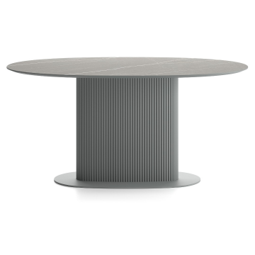 Обеденный стол Вельвет овальный с фланцем 1600 Х 1100 Х 750 FENIX NTM