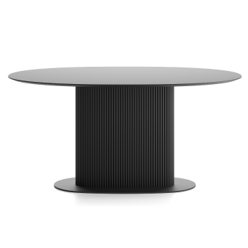 Обеденный стол Вельвет овальный с фланцем 1600 Х 1100 Х 750 Дуб