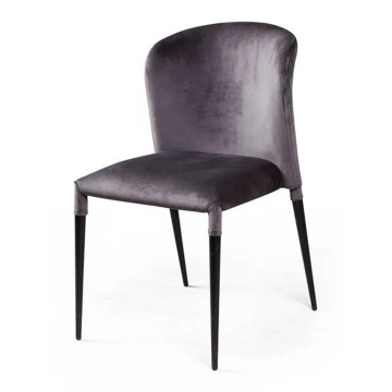 Стул Albert (Альберт), бархат антрацит 14 74643