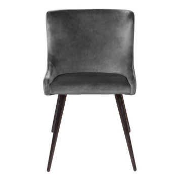 Стул JAZZ поворотный 360 градуcов, бархат серый 27 13591