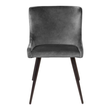 Стул JAZZ поворотный 90 градусов, функция возврата, антишум, бархат серый 27 13592