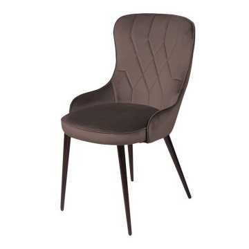 Стул Leonardo, бархат антрацит 14 13652