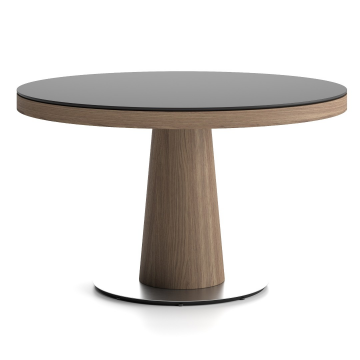 Обеденный стол Алтай 1270 Х 750 ШПОН / НЕРЖАВЕЙКА / FENIX NTM / HPL