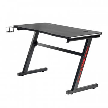 Компьютерный геймерский стол Epic glow 120х60х75см с LED подсветкой, подстаканником, крючком для наушников