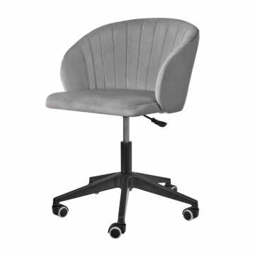 Стул Paola вращающийся на колесиках темно-серый