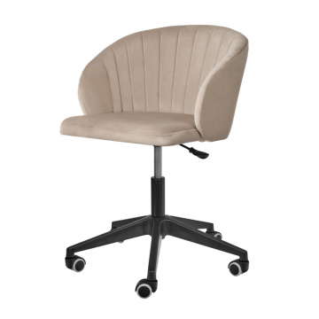 Стул Paola вращающийся на колесиках латте