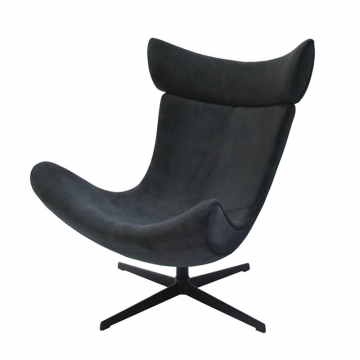 Кресло TORO графит, искусственная замша