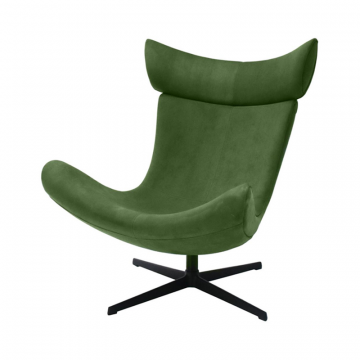Кресло TORO зеленый, искусственная замша